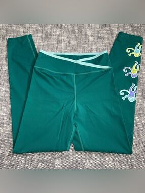 Roller Rabbit Green Leggings xxs xs